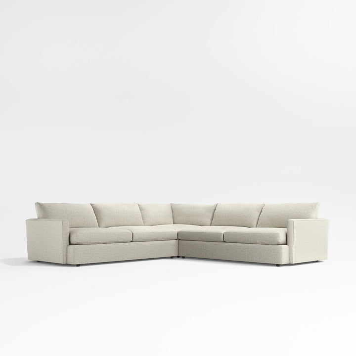 Lounge Deep 3 Piece L Shaped Sectional Sofa