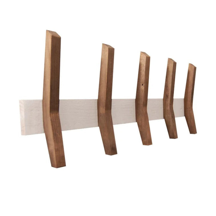 Ottoville Wide Solid Wood Hook Wall Mounted Coat Rack