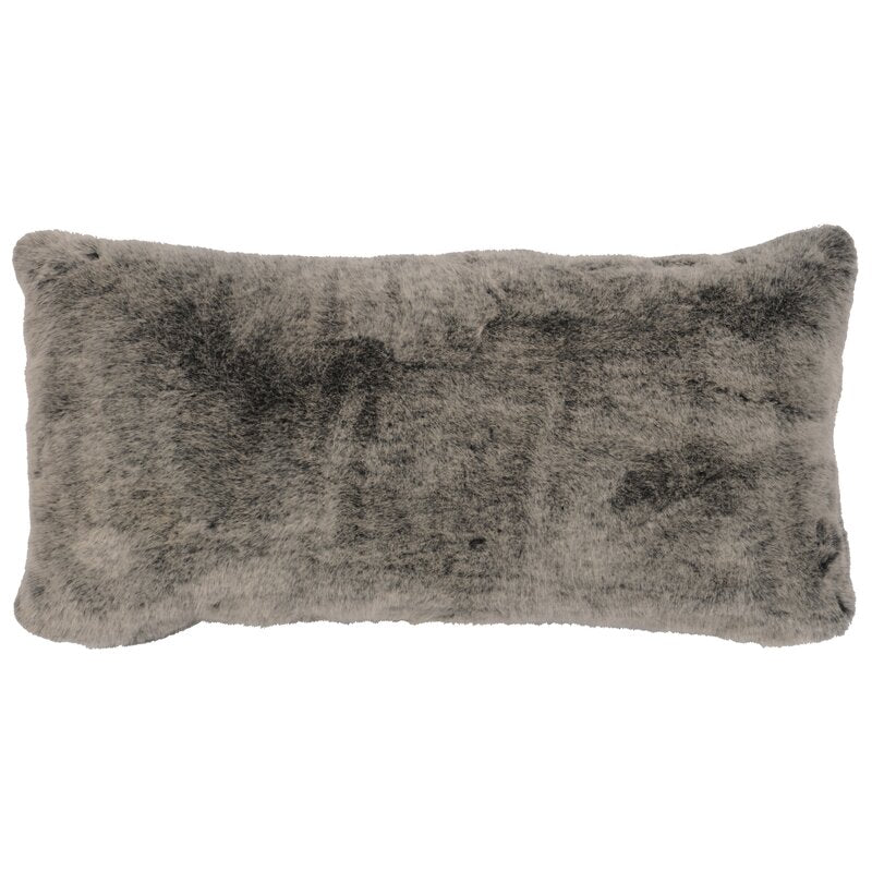 Walczak Faux Fur Lumbar Pillow With Insert