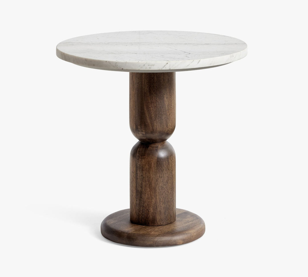 Ava Round Marble Side Table