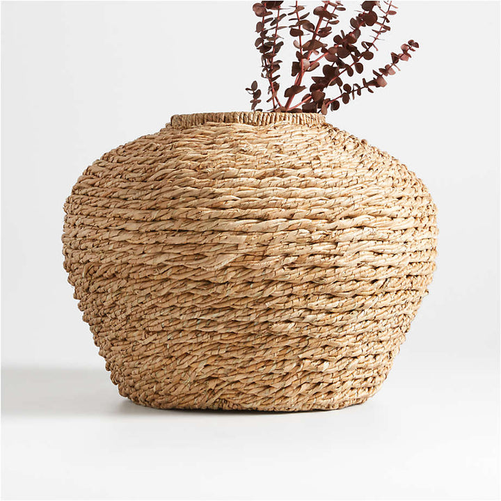 Handwoven Seagrass Vases-Small
