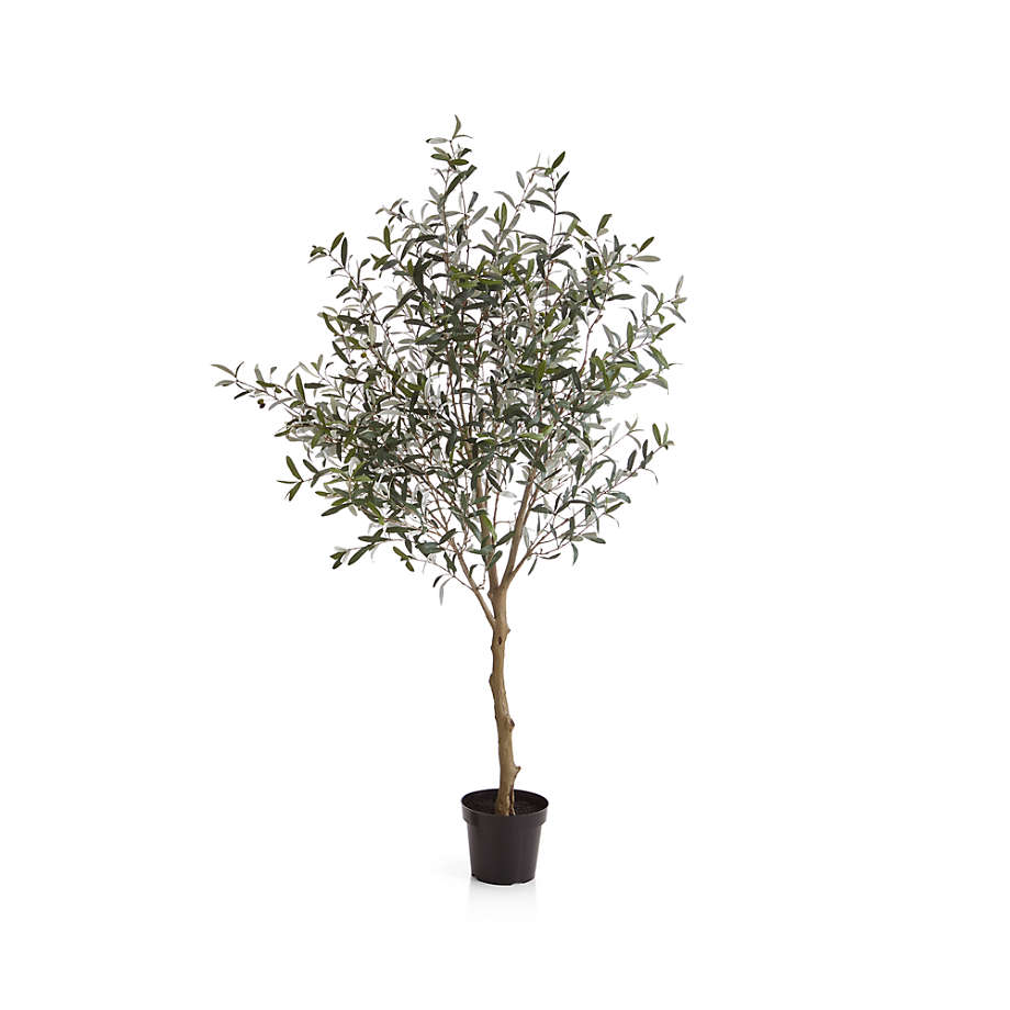 Potted Faux Olive Tree