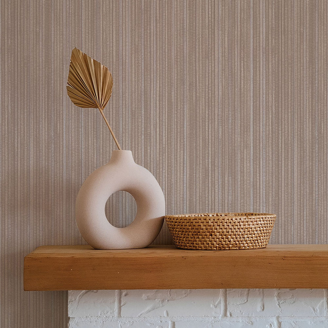 Grasscloth Peel & Stick Wallpaper