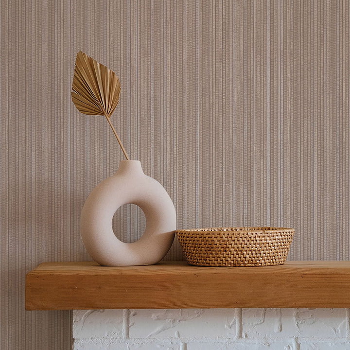 Grasscloth Peel & Stick Wallpaper