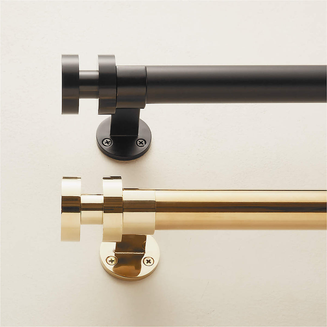 Emwry single curtain Rods 88"-120"