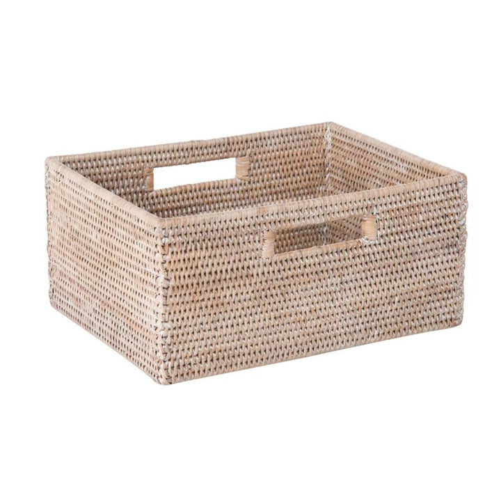 Coiled Storage Rattan Basket