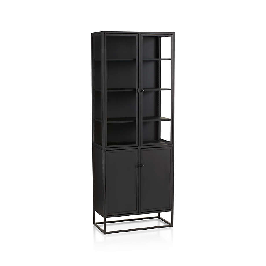 Casement Black Tall Cabinet
