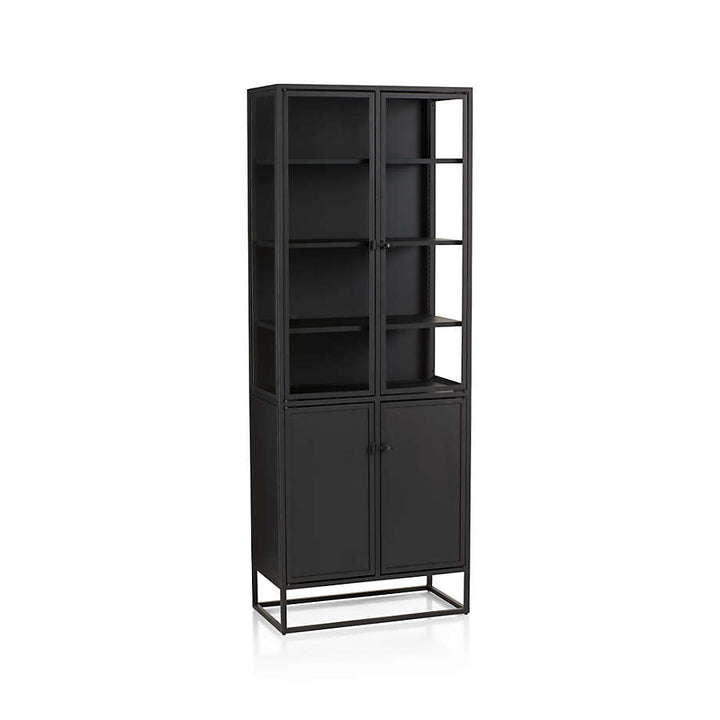 Casement Black Tall Cabinet