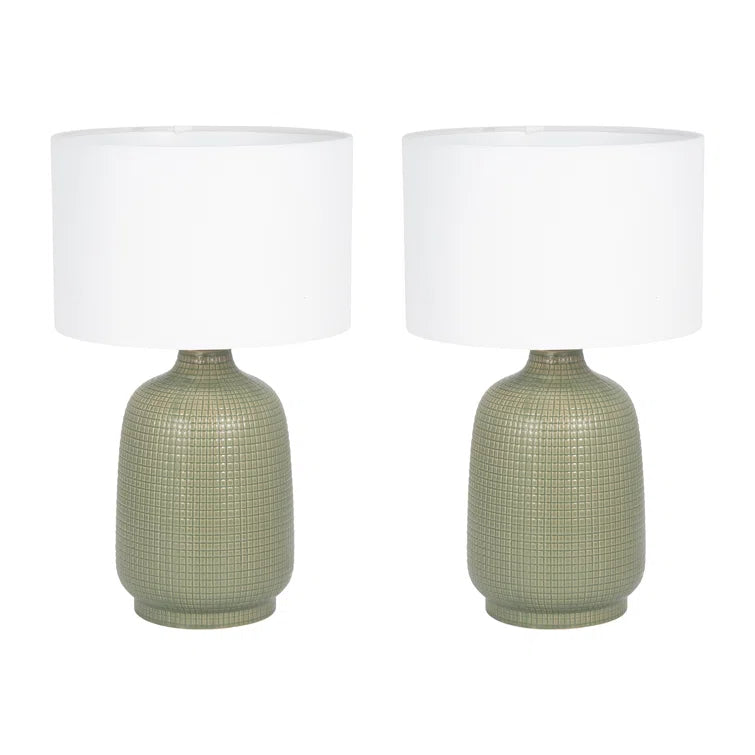Harmanjit Ceramic Mesh Design Table Lamp