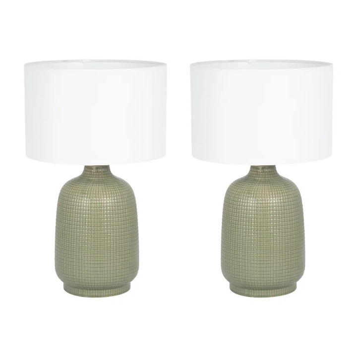 Harmanjit Ceramic Mesh Design Table Lamp