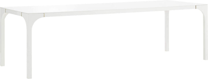 AQUA VIRGO LARGE WHITE DINING TABLE