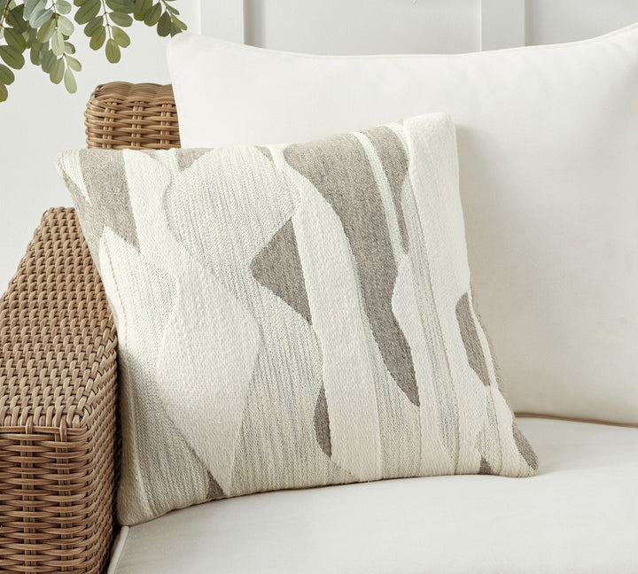 Brock Textured Outdoor Pillow-20"x20"