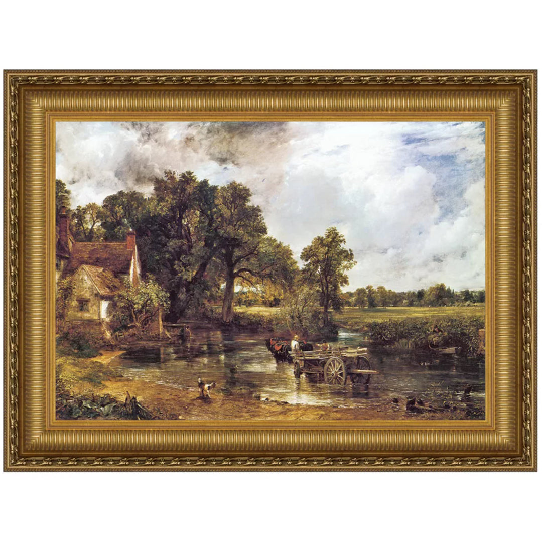 The Hay Wain 1821 Framed On Canvas 41.25"