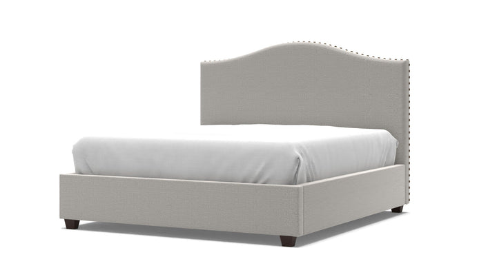 Raleigh Curved Upholstered Bed King