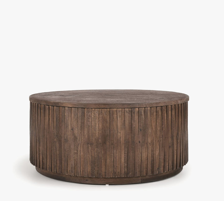 Coloma Round Storage Coffee Table