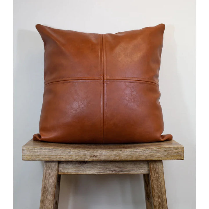Faux Leather Pillow Cover no insert