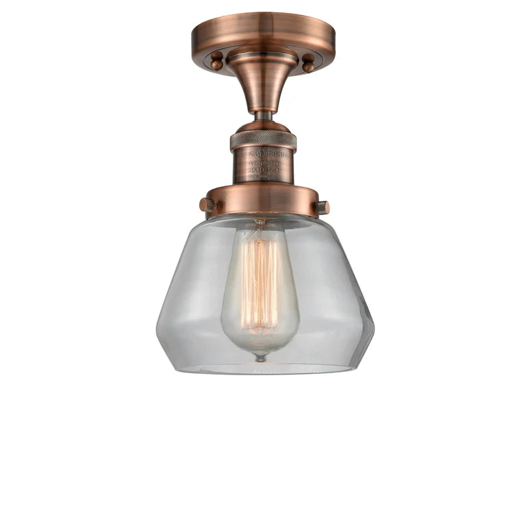 Chill Simple Bell Semi Flush Mount