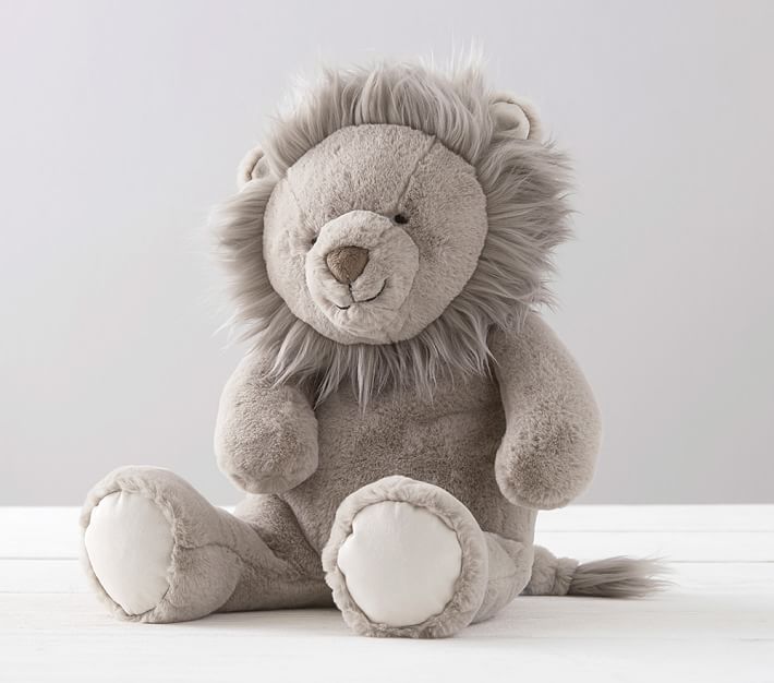 Taupe Lion Critter Plush-Small