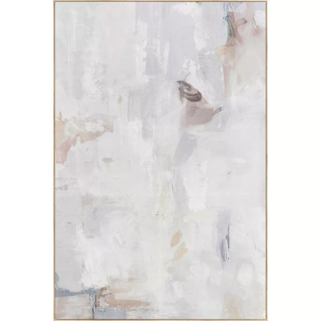 Tonal Abstract Framed Canvas 38"X58"