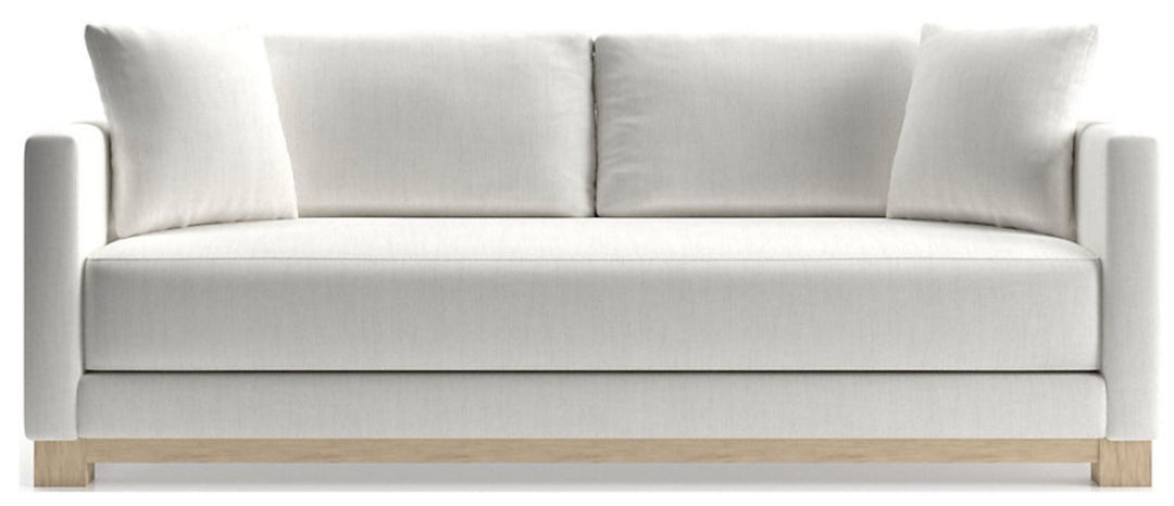 Gather Wood Base Bench sofa