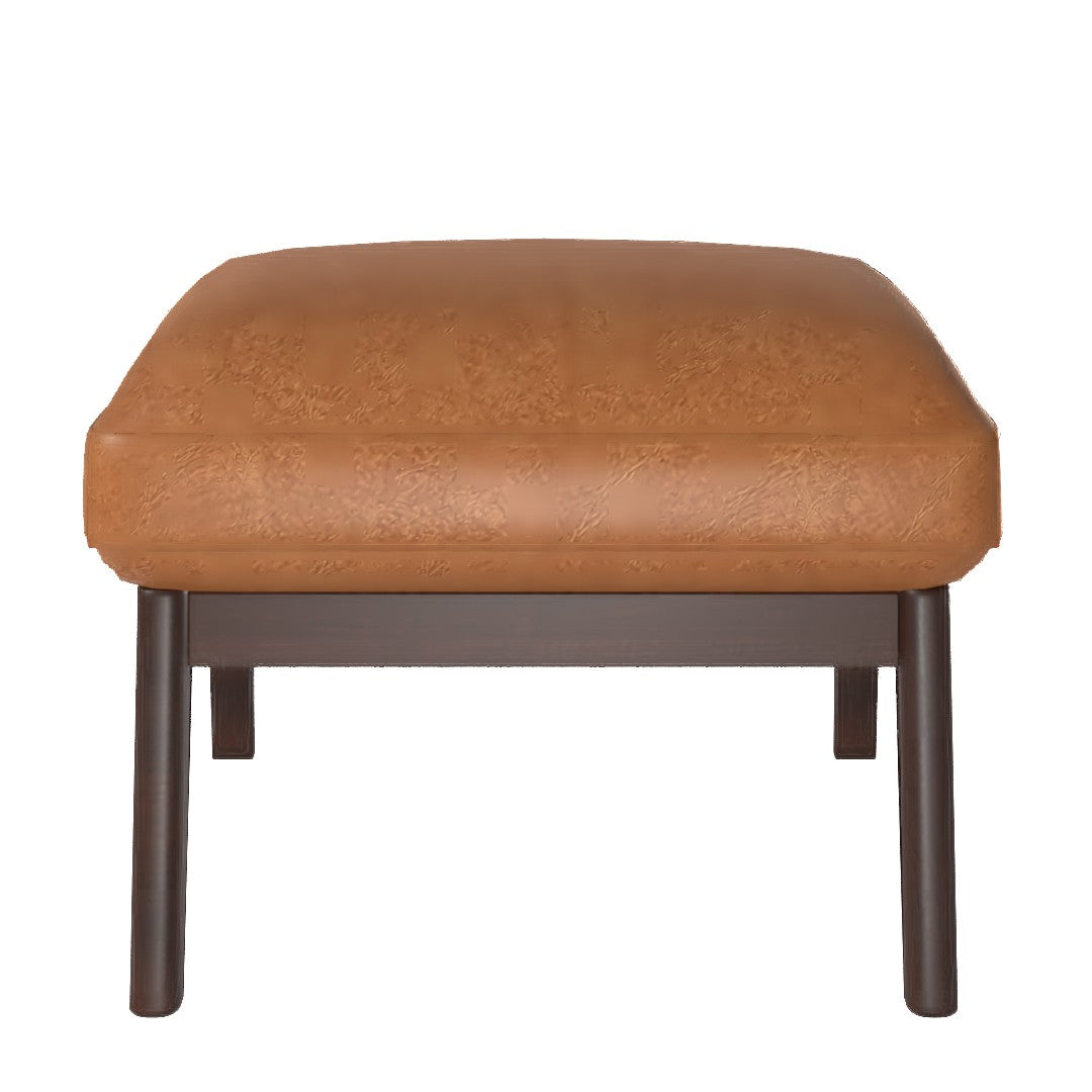 Ryder Leather Ottoman