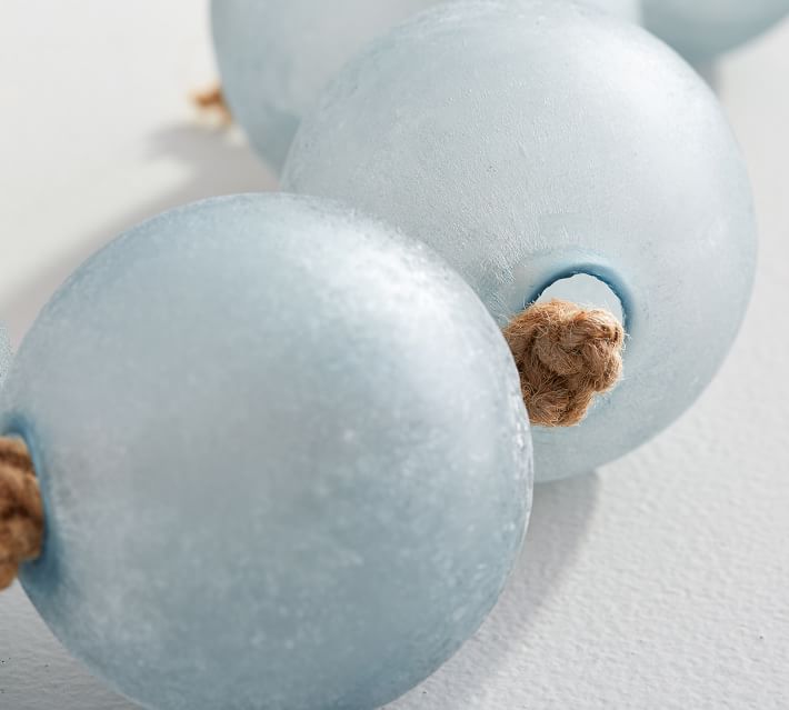 Handcrafted Sea Glass Beaded Garland