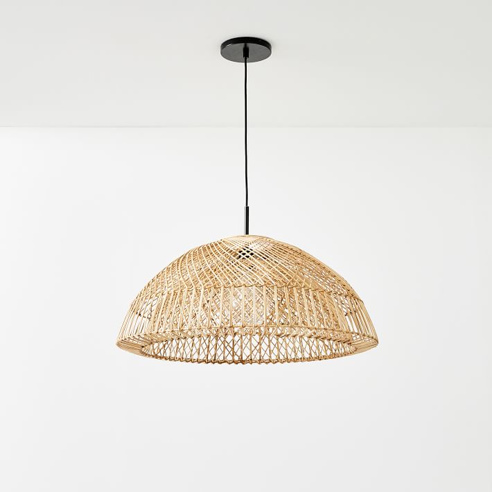 Wicker Dome Pendant