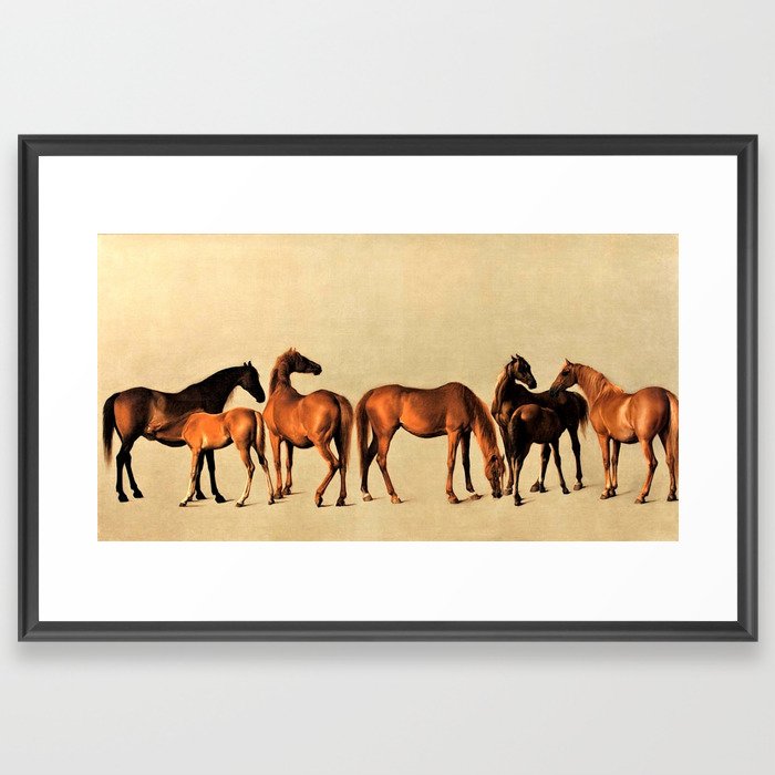 Classical Master Piece Circa 1762 Rockingham Art Print With frame