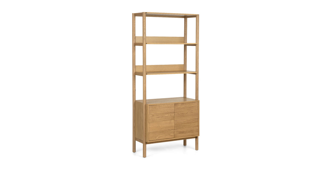 Merto Oak Bookcase