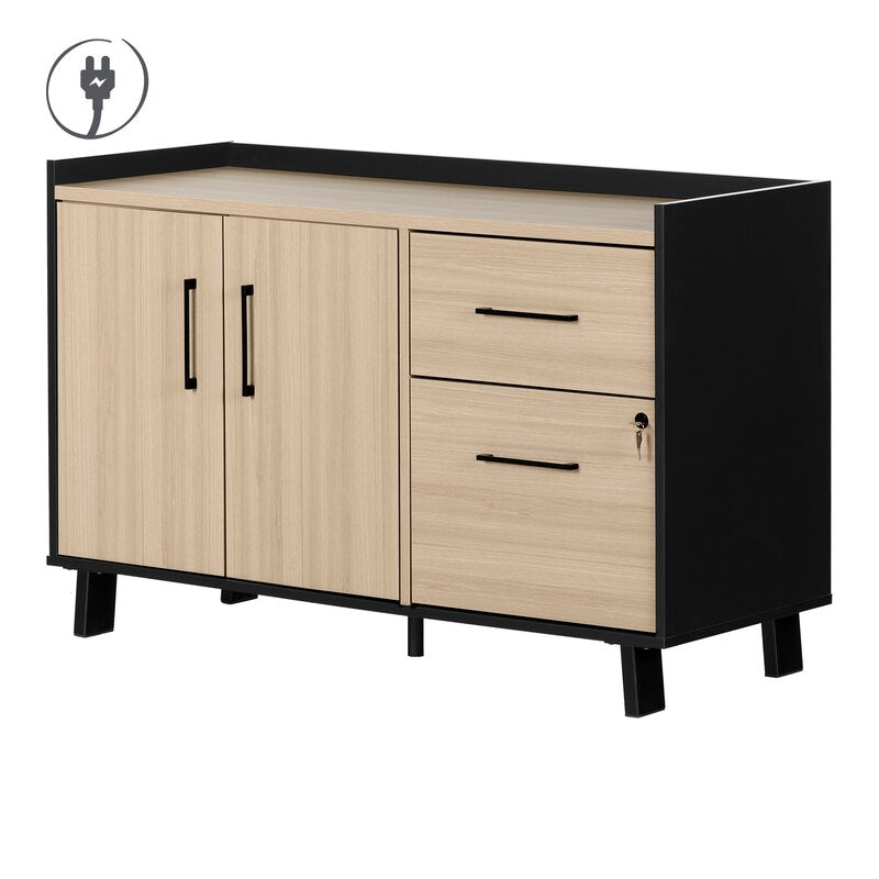 Kozack 2 Drawer 1 Shelf Filing Credenza