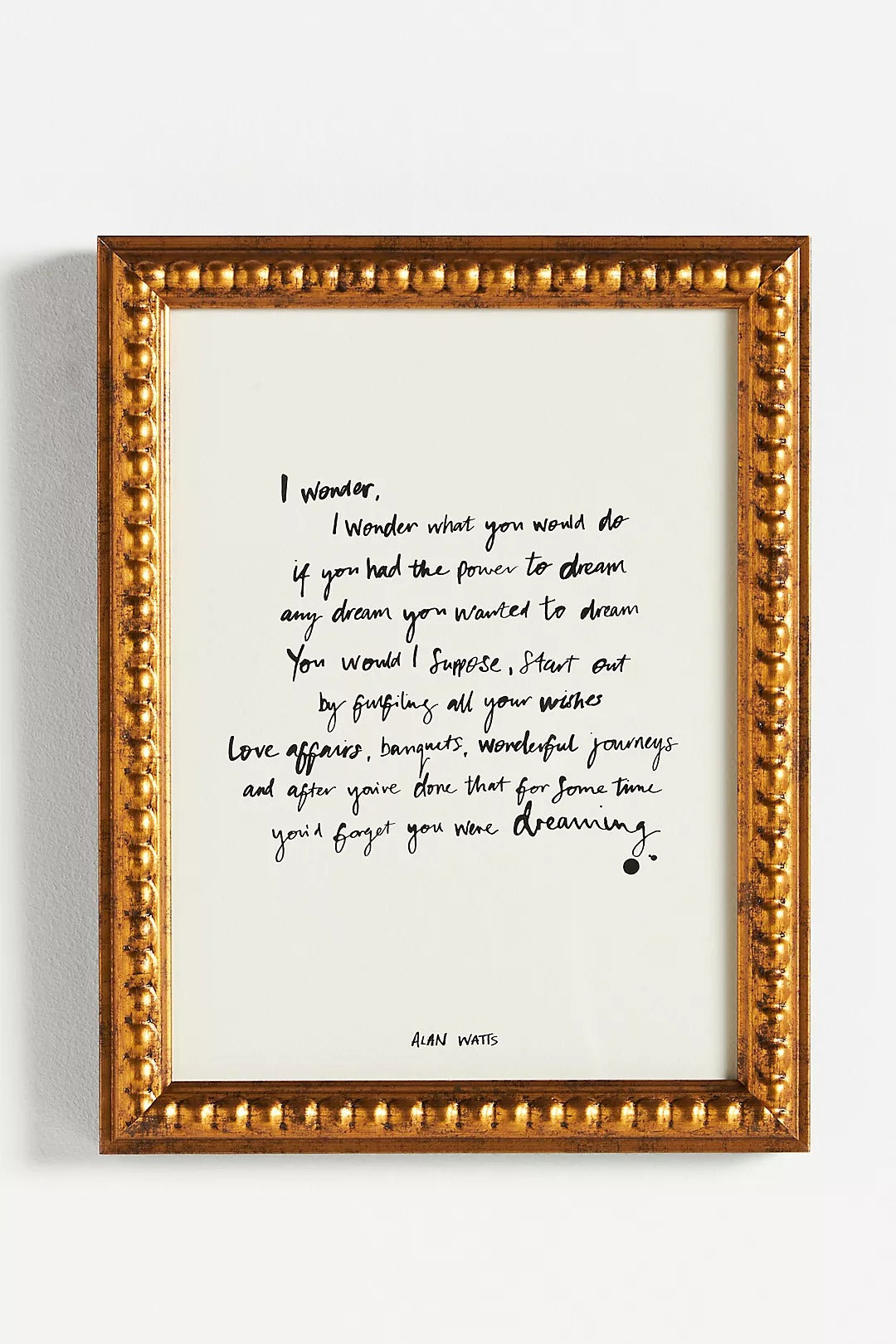 I Wonder Wall Art 11x14