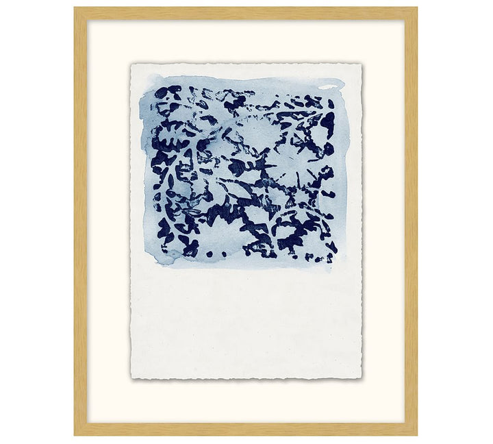 Textile Stamp Framed Prints III with frame