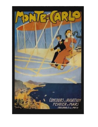 Monte Carlo Concours D by Jules Alexandre Grun Unframe-24"x36"