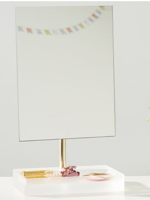 Ava Frosted Acrylic Beauty Mirror