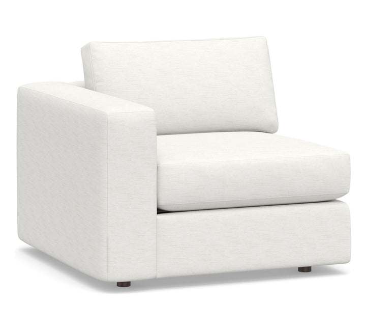 Build Your Own Carmel Square Wide Arm Upholstered Left Arm Chair