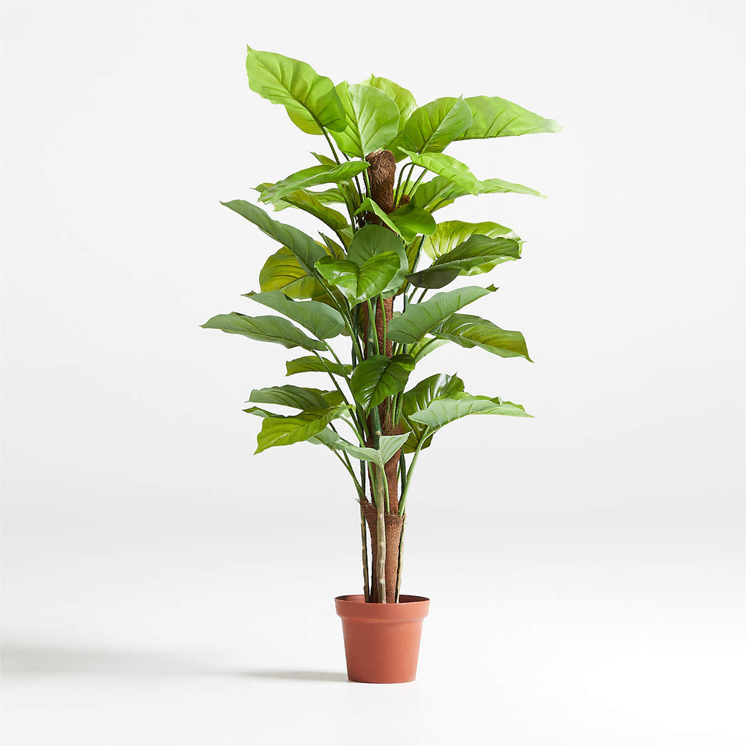 Faux Large Leaf Philodendron Plant