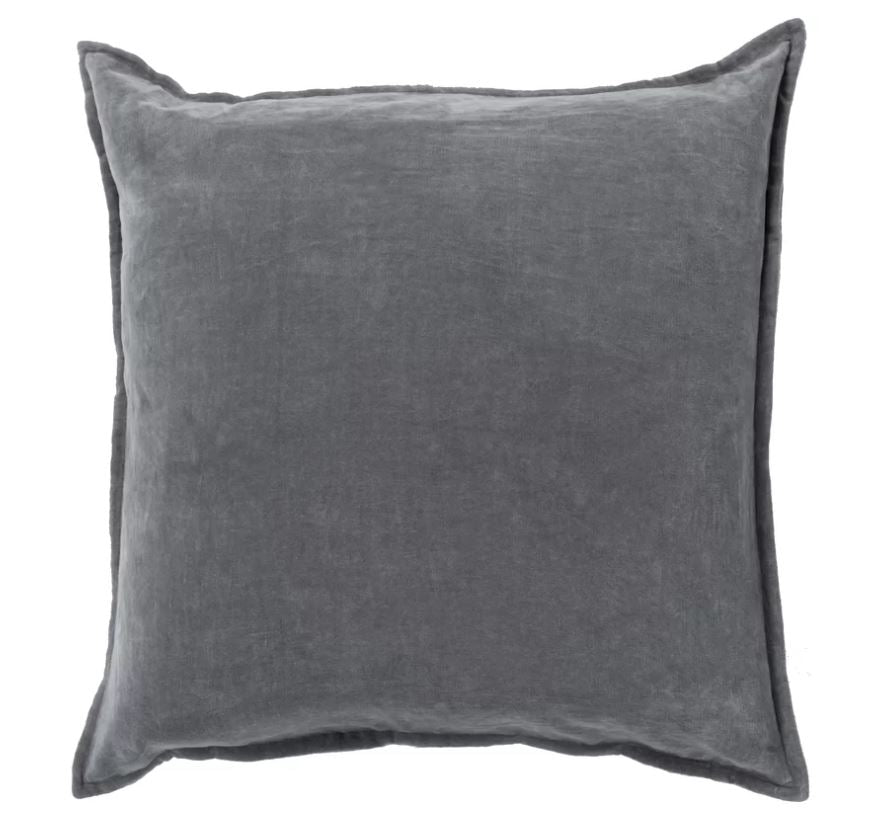 Bradford Cotton Throw Pillow with insert-22''x22''