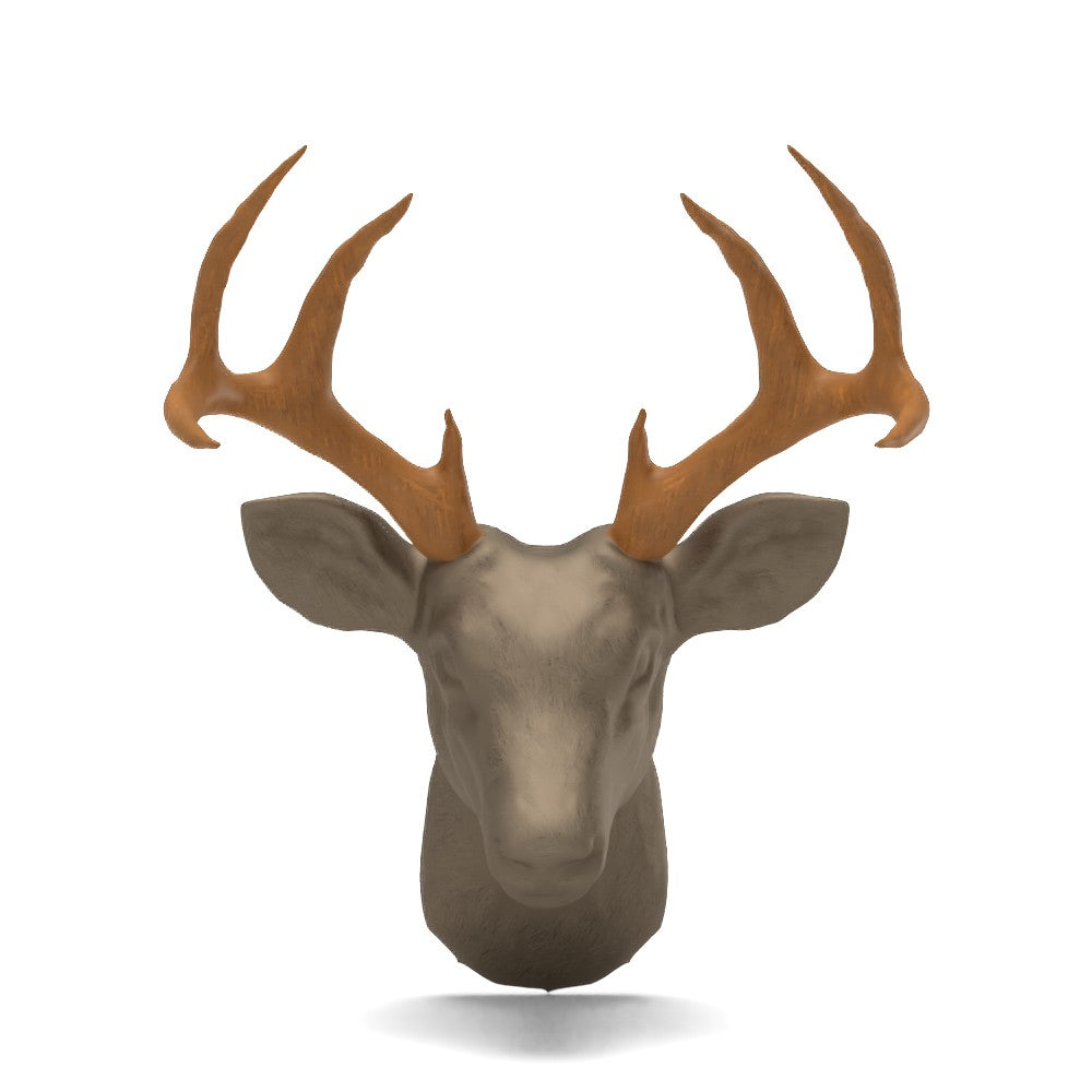Large Deer Head Faux Taxidermy Wall Decor