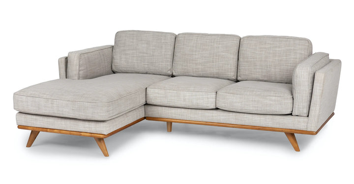 Timber Rain Cloud Gray Left Sectional