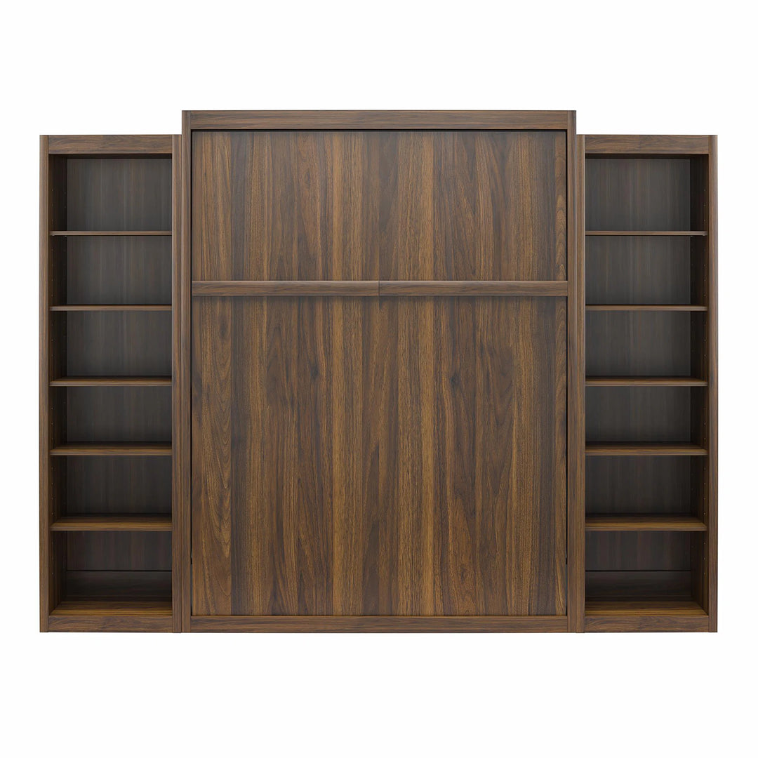 Wexford Murphy Bed with Side Storage Bookcases