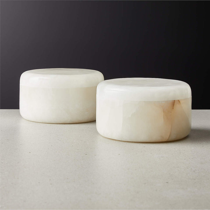 Alabaster Candel Bowl