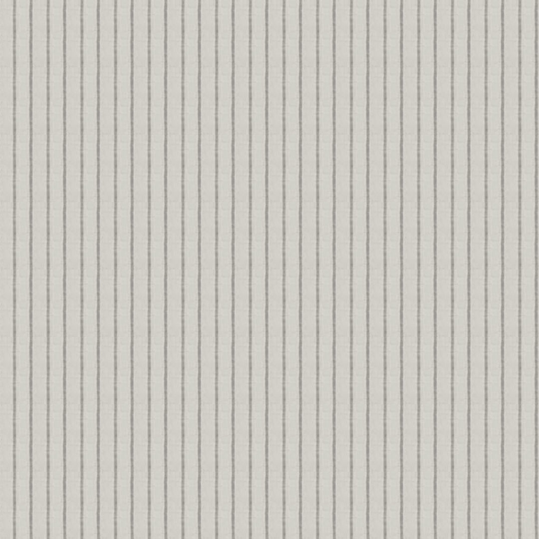 Pure Linen Pinstripe Warm White King Duvet Cover