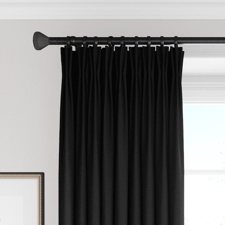 Alia Velvet Solid Color Pinch Pleat Curtain Panels