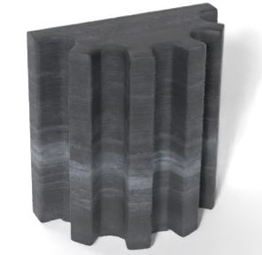 Black Marble Book Ends