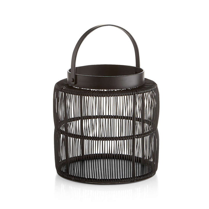 Ora Black Wire Lantern 7.5"