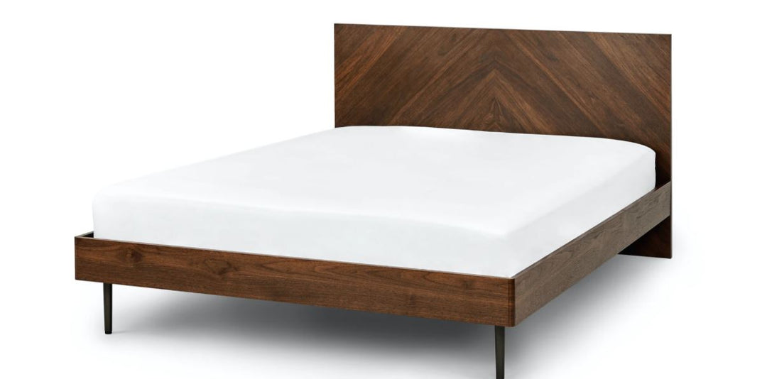 Nera Walnut Bed-Queen