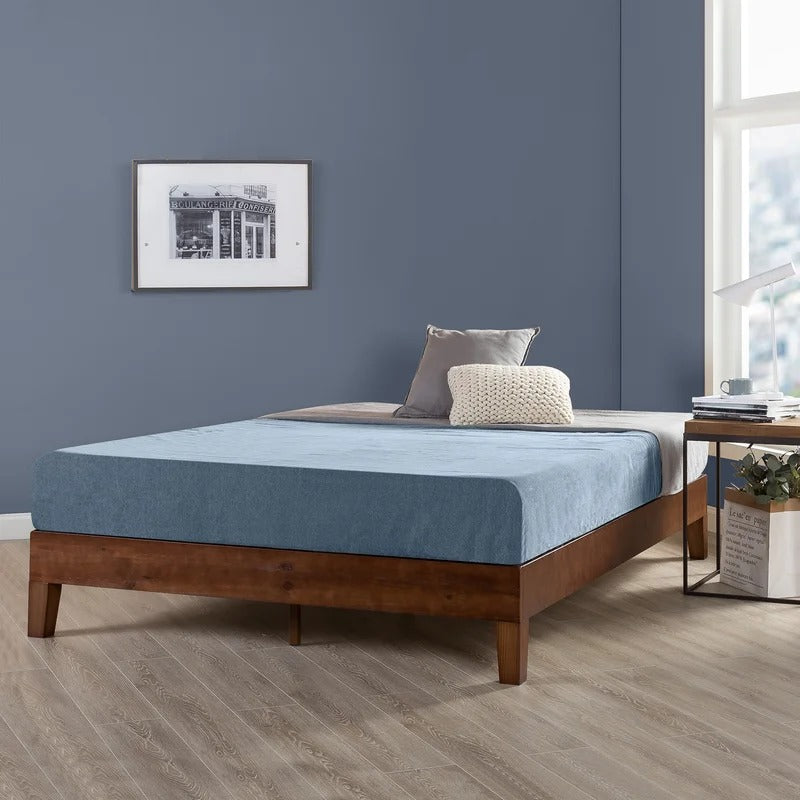 Harney Solid Wood Low Profile Platform Bed