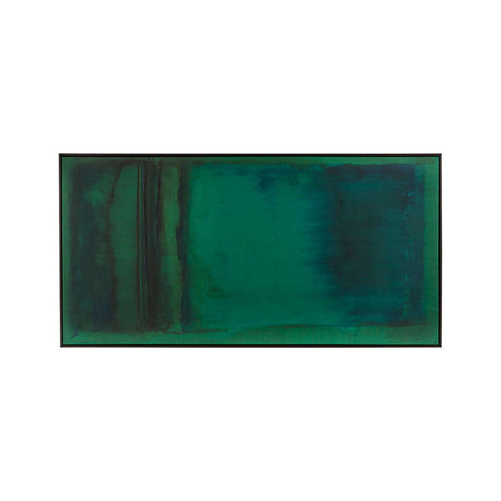 Emerald Print with Frame-38"x74"