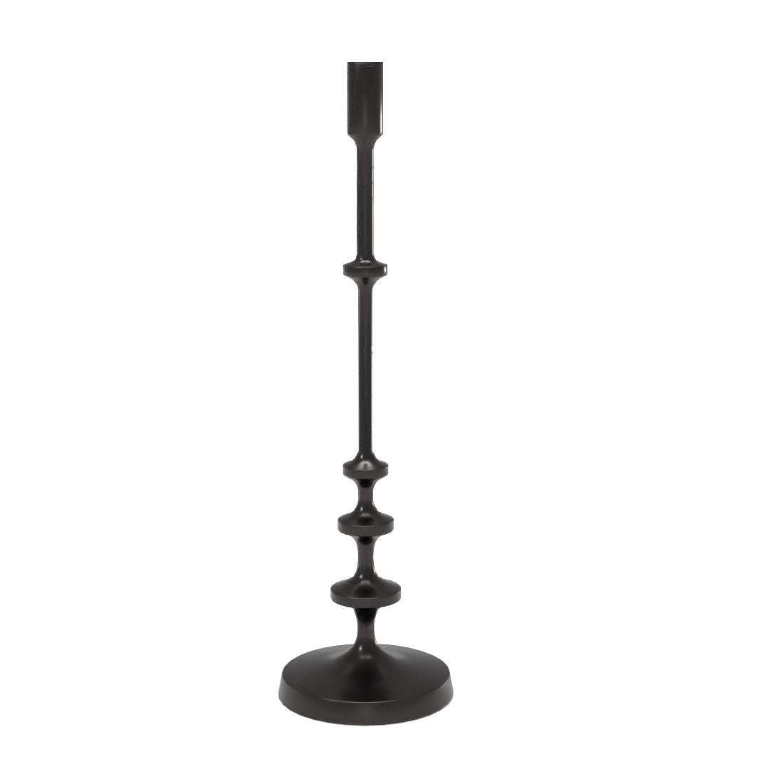 Allis Black Taper Candle Holder-Medium
