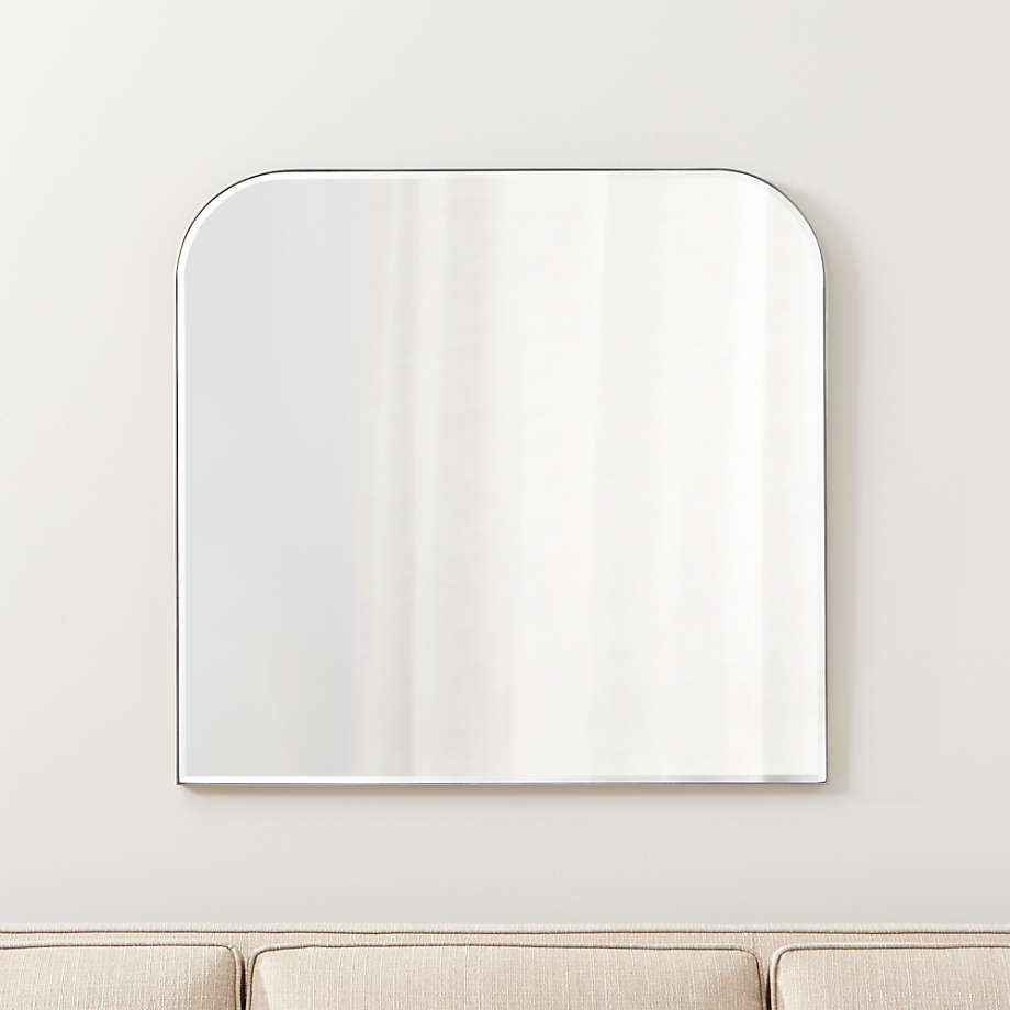 Edge Silver Arch Wall Mirror